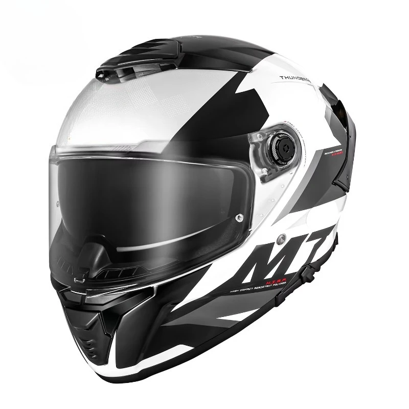 

Airo 2025 MT Premium ABS Full Face Motorcycle Helmet 3C Certified with Quick Release Closure