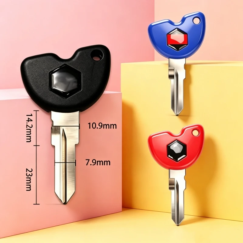 For Aprilia RS660 GT200 2024 2025 Motorcycle Blank Key Replace Uncut Keys with Anti-Theft Chip Placement Service