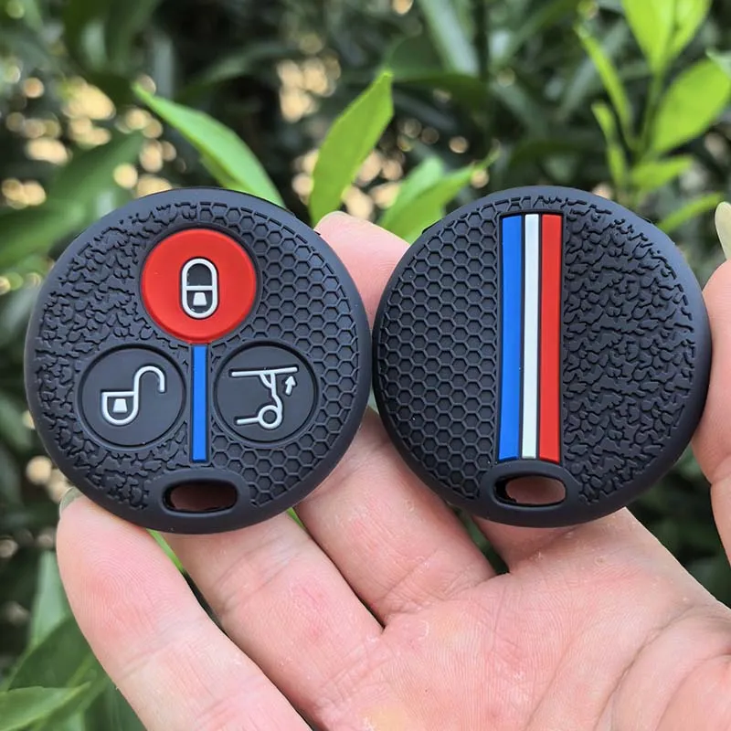 Silicone Remote Key Case  Accessories Shell Fob Car Case for Mercedes Benz SMART Fortwo 450 Forfour Roadster City-Coupe