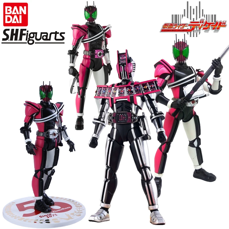 Bandai Genuine S.H.Figuarts Masked Rider DCD Anime Figure Decade Complete Form NeoDecaDriver Action Toys Boys Girls Gift Model