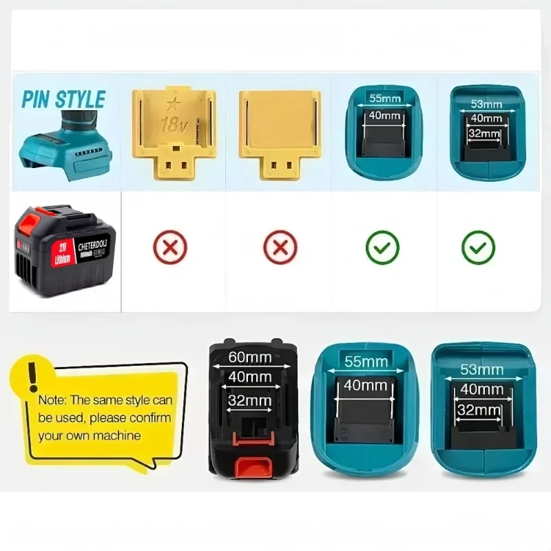 

Battery 18V-21V High Capacity Lithium Ion Battery Rechargeable With Indicator EU Plug For Electric Power Tools