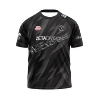 Zeta Team Electronic T-shirt, Men's Summer T-shirt, Large Quick Drying Motorcycle T-shirt
