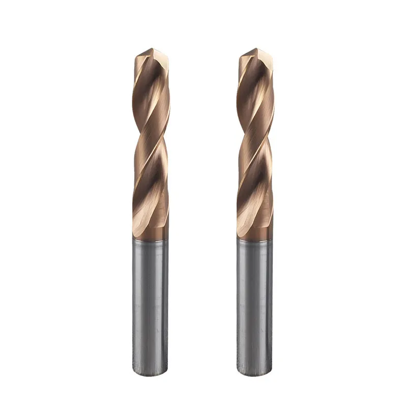 SANAI 5D External Cooling Tungsten Carbide Drill Bit HRC60° CNC Lathe Drilling Tools 3.3mm - 20mm Metalworking Bits