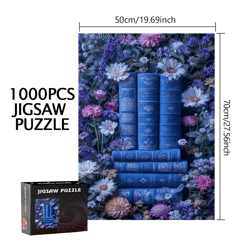 500개 또는 1000개 퍼즐북, s & - 호환, 도전을 위한 조각 수, 여행용 휴대용 직사각형 책, Bir