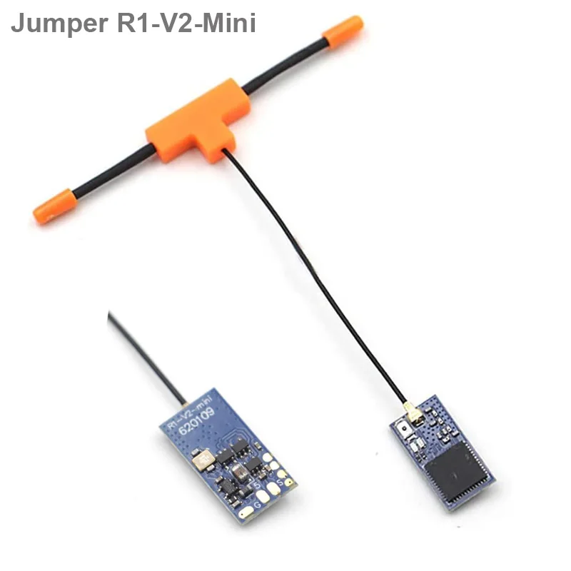 Jumper R1 V2 Mini ricevitore 2.4GHz 16CH compatibile con FrSky D16 XM + RXSR SBUS Jumper T-Lite T18 T16 T12 T8SG per modello RC