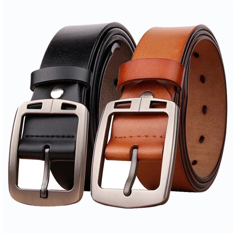 

Belt for Men Genuine Leather Belts Male Strap Luxury Trouser Jeans Dress Belt Men Gift
