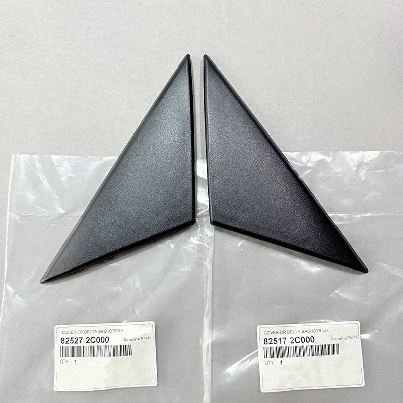 Genuine Door Sash Outer For Hyundai Tiburon Coupe 2002-2008 825172C000 825272C000 Rear Mirror Outer Triangle