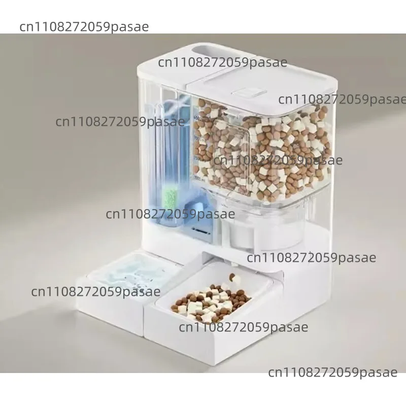 Automatic feeder 2-in-1 cat diet water feeding integrated water food cat bowl dog bowl pet smart machine