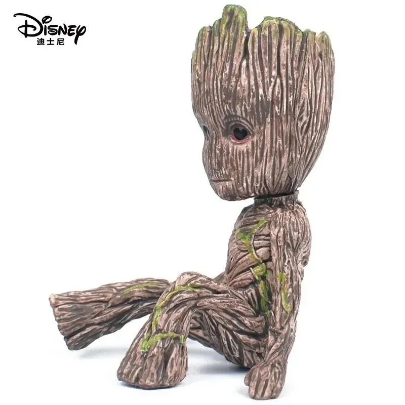 Disney 4.5-6CM Guardians Of The Galaxy Tree Man Groot Action Toy Figure Doll Model Cartoon Mini Groot Kid Holiday party Gift