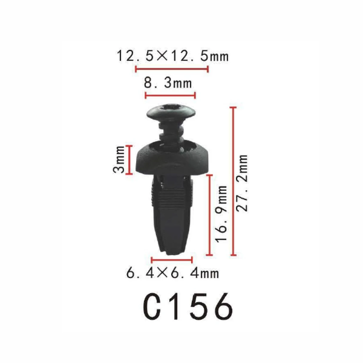 

10/50x/100x OEM зажимы для отделки фасции и гриля для Ford N 803494 С Аэростар