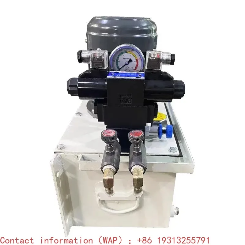 

【2026】Cutting machine automation small hydraulic station 0.75KW380V motor oil tank 20L hydraulic system