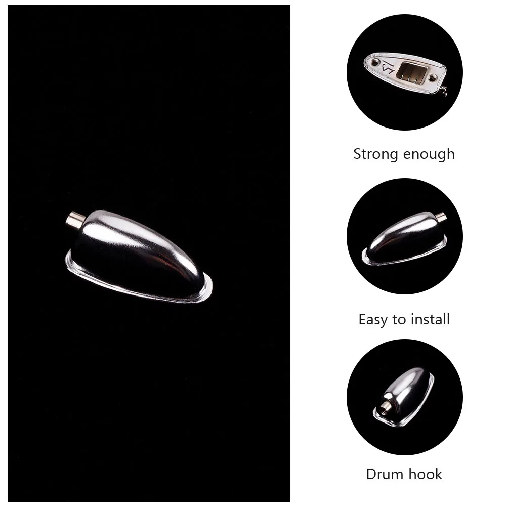 

2 Pcs Snake Drum Set Snare Replacement Accessories Single Ended Hardware Lugs Parts Iron