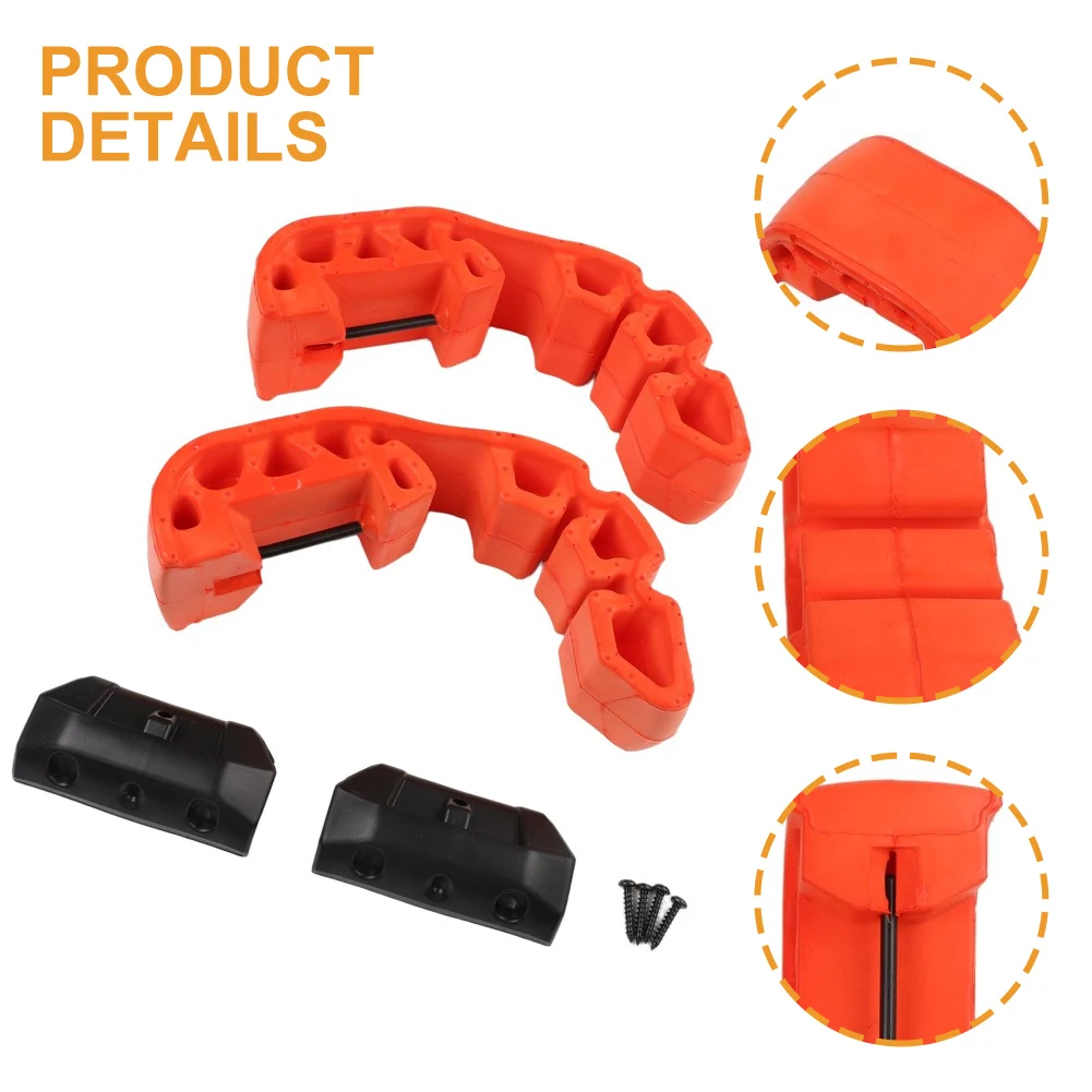 For Sea-Doo GTX For Sea-Doo Fish PRO Snap-in Bumpers Red Flexible Rubber Rubber Construction Weather Resistant
