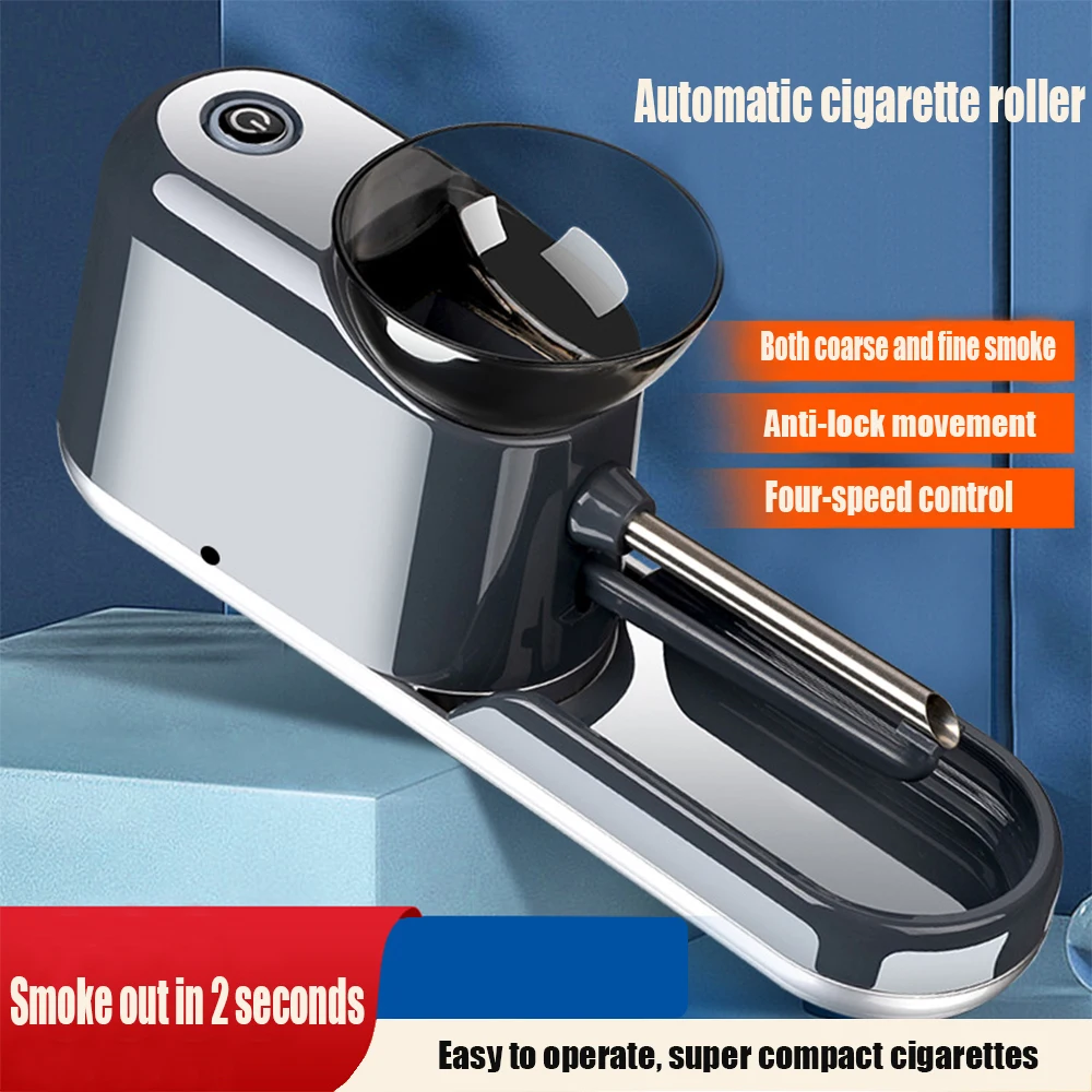 

Ролик для сигарет двойного назначения, 6,5/8 мм, прокатка, вилка европейского/американского стандарта, автоматическая регулируемая прокатка трав, аксессуары для курения