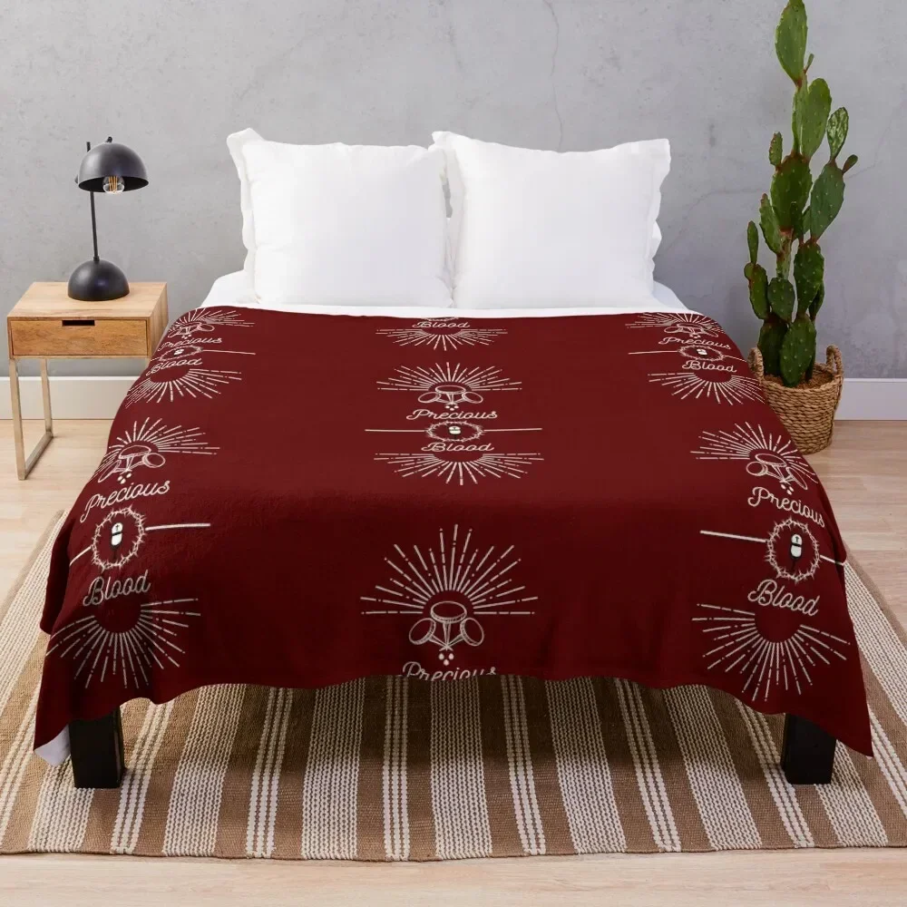 Most precious blood of Jesus Christ Throw Blanket Bed covers heavy to sleep Flannel Fabric Luxury Thicken Blankets