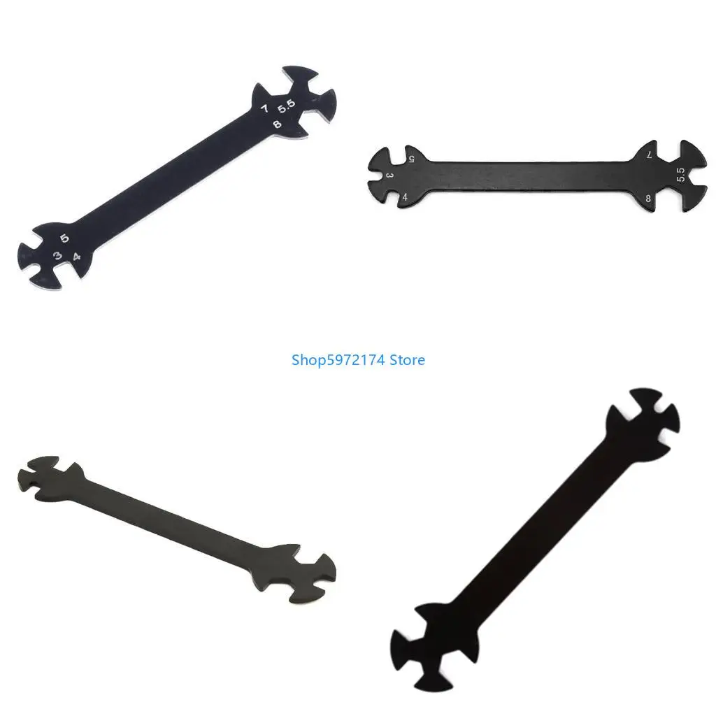 Y3NB 6 In 1 RC Wrench Tool 3/4/5/5.5/7/8MM for Turnbuckles With Multifunctional Tools Carbon Steel Spanner