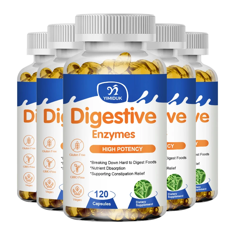 

Капсулы для пищевых ферментов плюс добавка для пребиотиков и пробиотиков для улучшения пищеварения и впитывания лактазы, способствует пищеварению