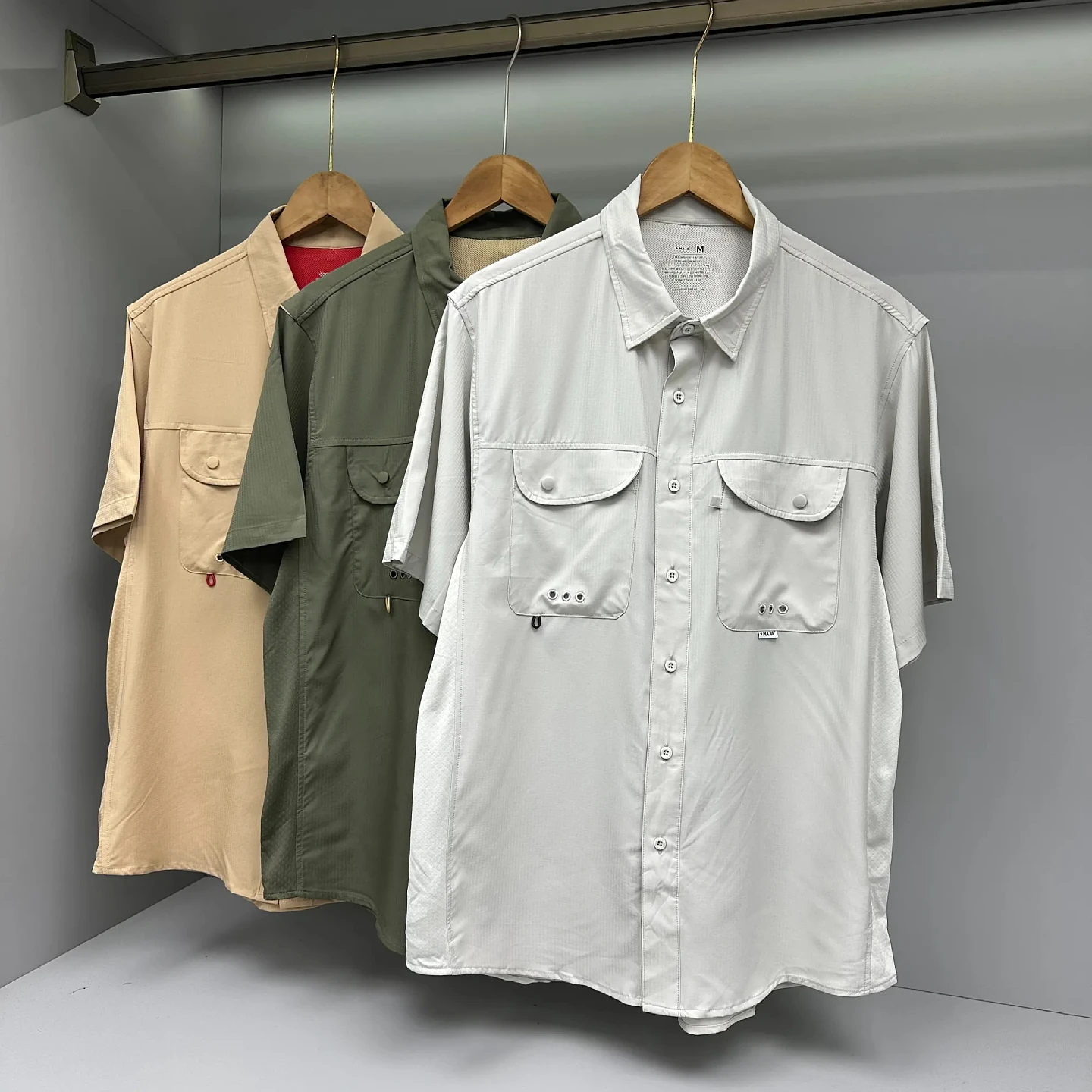 High Performance Men's Outdoor Shirt Resistant to Tearing with Large Elasticity Breathable Spring Summer Upper Apparel