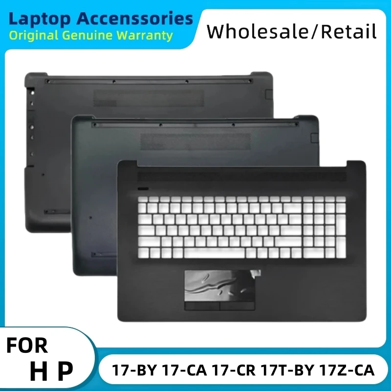 NEW Laptop For HP Pavilion 17-BY 17-CA 17-CR 17T-BY 17Z-CA 470 G7 Palmrest Upper Cover Bottom Case Top Lower Housing Black