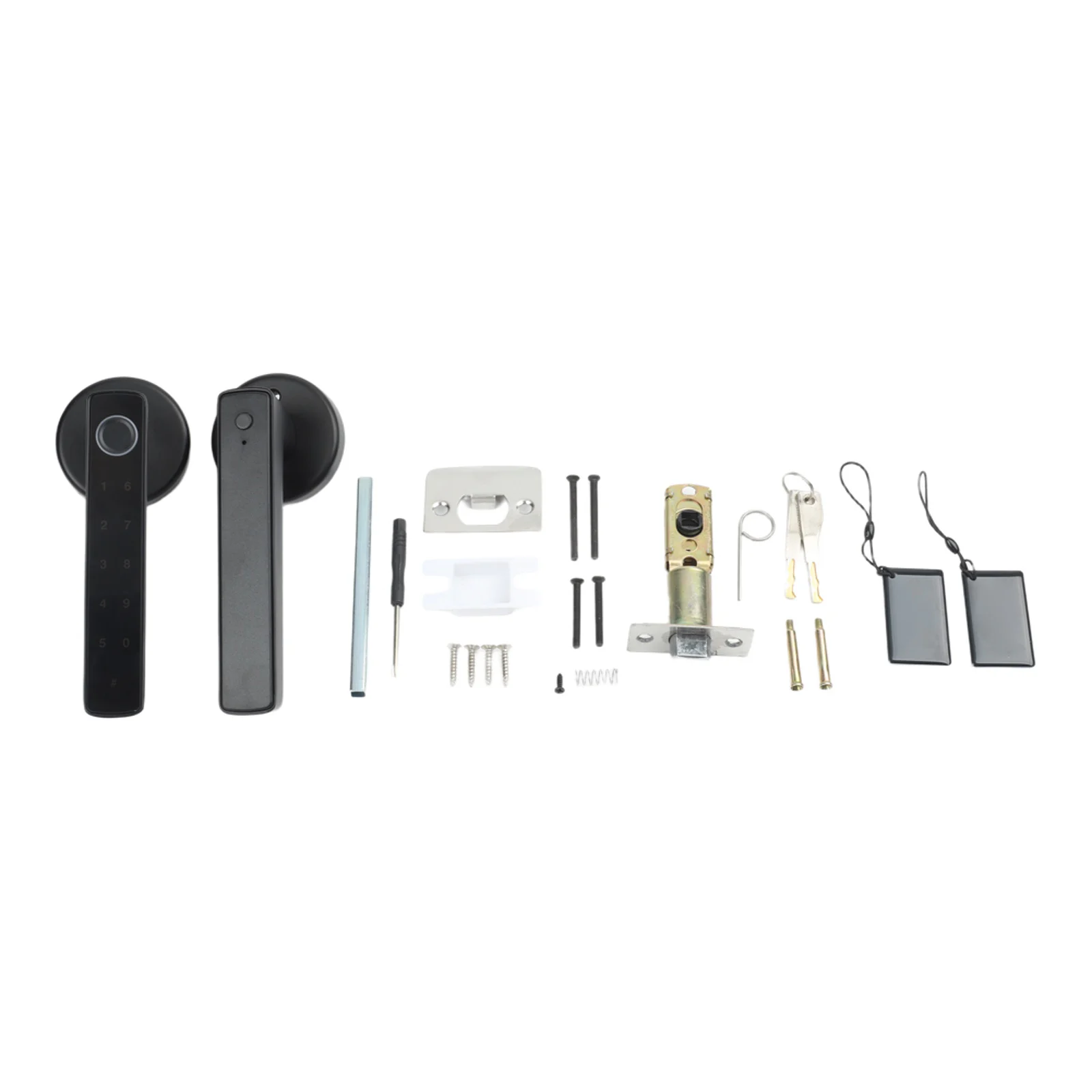 for Smart Handle Lock Supporting Fingerprint and Password Unlocking for Home and Office Doors with App Integration