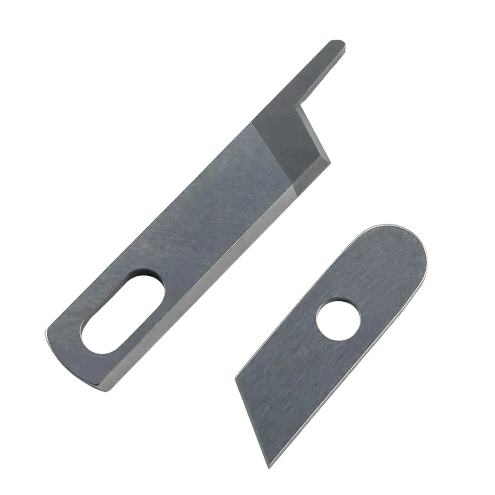 412585  550449 Upper + Lower Blade Fit Singer 14U Series, PFAFF 756, Viking S15 Serger Sewing Machine Knife (2 Sets)
