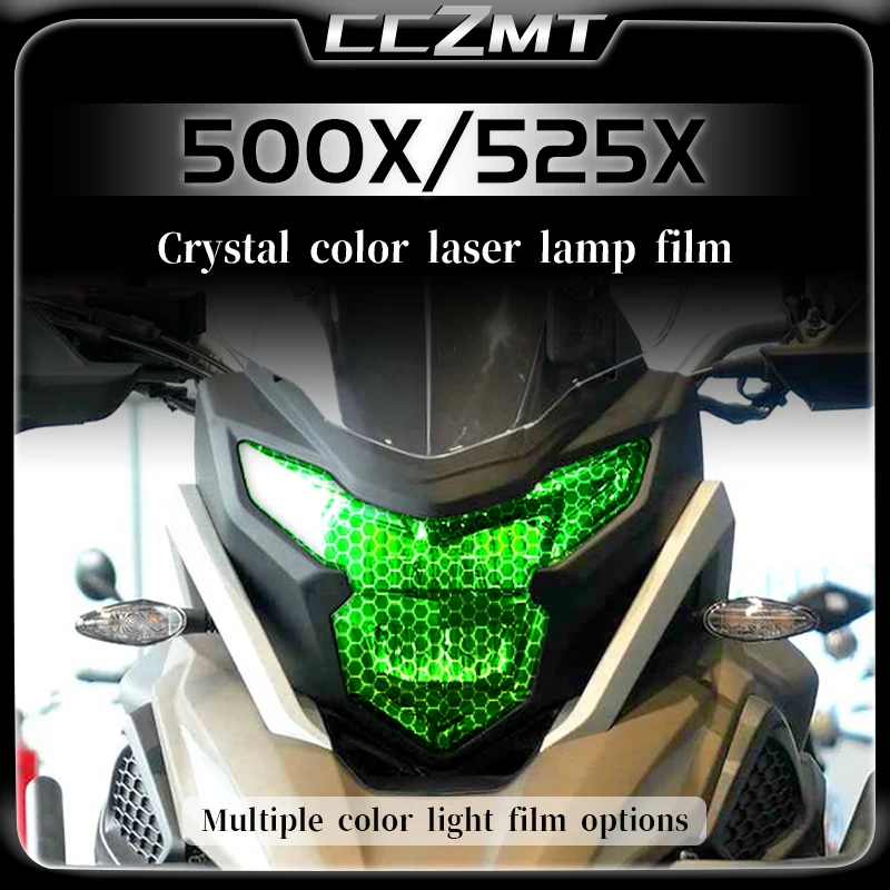 

For KOVE 500X 525X headlight tail light film honeycomb laser transparent protective film modification accessories