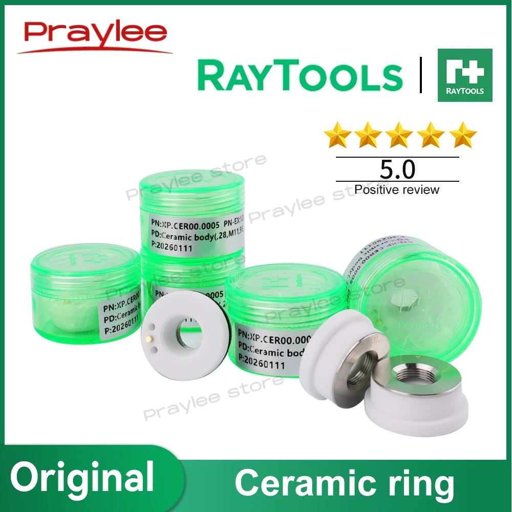 

Raytools Original Ceramic Ring D32 M14 D28 M11 D19.5 M8 Raytools Ceramic Nozzle Holder 1202740001 120515099A BMH109 BMH111 BM114