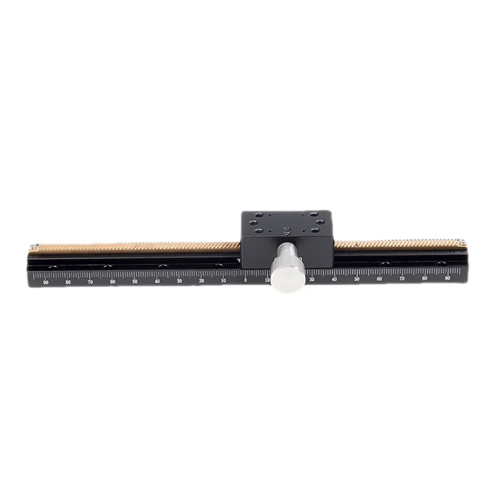 X Axis  LWX25 L=50-200mm Long-range Dovetail groove Trimming  Sliding Table Stage Manual Displacement Platform XLWG