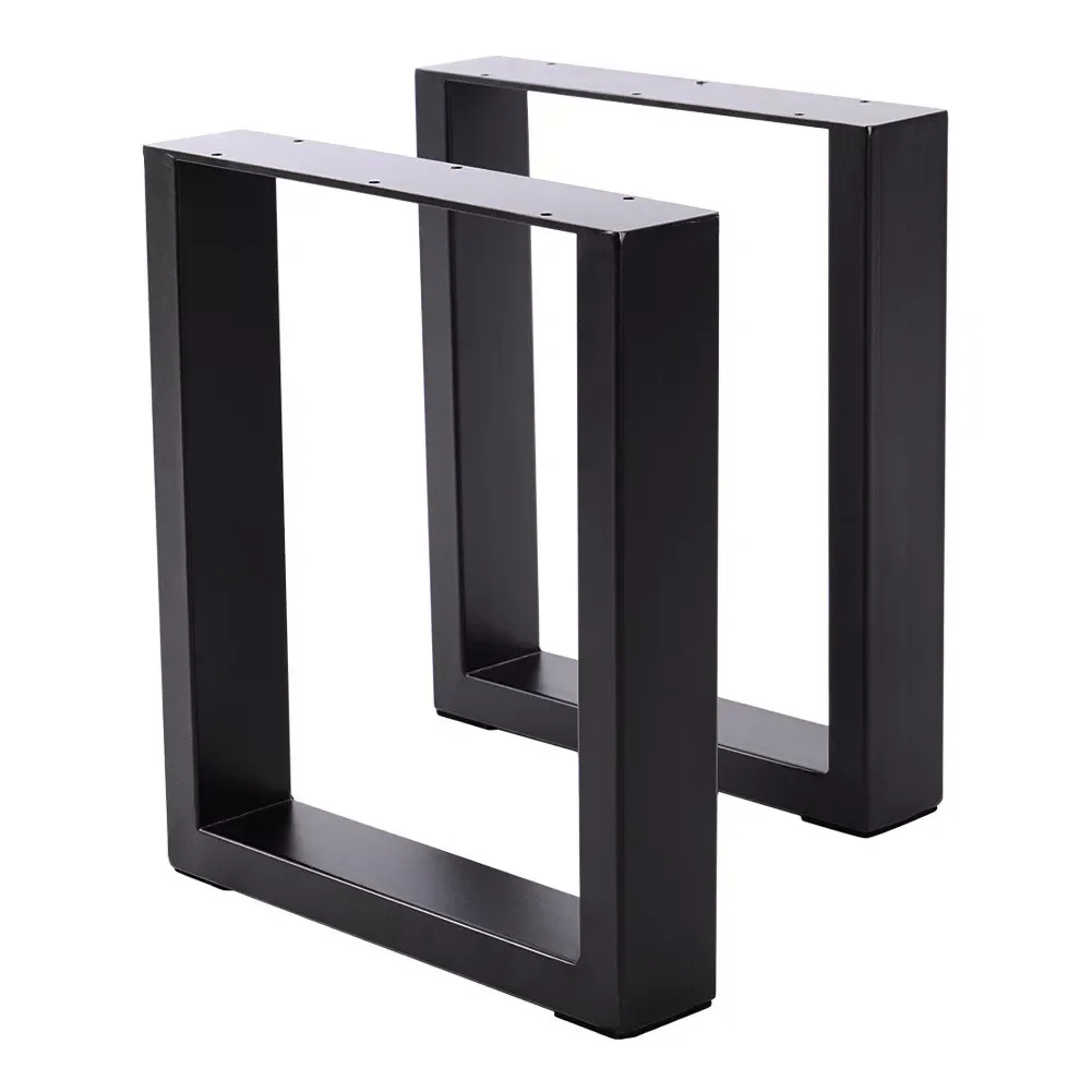

Modern Stainless Steel Dining Table Base Factory Wholesale Iron Furniture Universal Metal Desk Legs Glass Wood Top for Kitchen