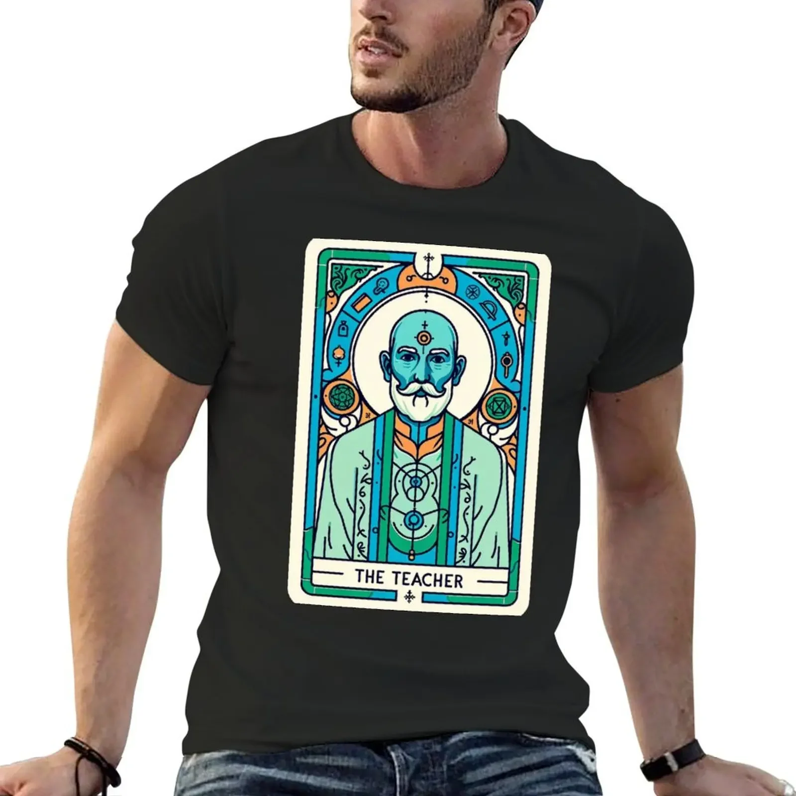 The Teacher Tarot 3 T-Shirt graphic shirts essential t shirt quick-drying mens graphic t-shirts anime