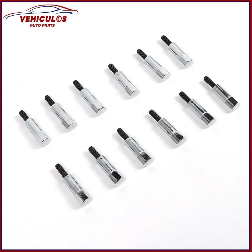 

12 шт. набор хромированных болтов крышки клапана для небольших блоков двигателей Ford 260 289 302 351 Вт, высококачественная автомобильная часть