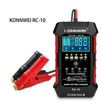 KONNWEI RC-10 12V 10 A 24V 5A Car Battery Charger Full Automatic Fast Charging Pulse Repair Battery Charger Lead Acid AGM Gel