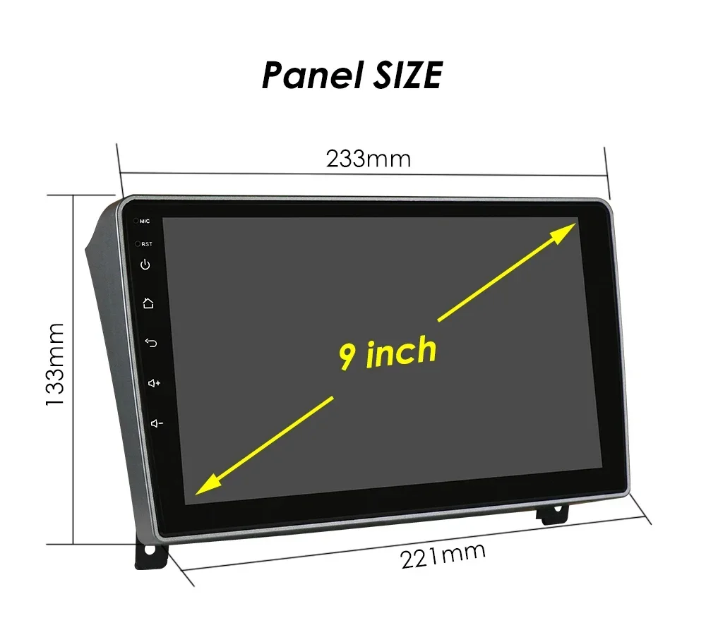 Radio samochodowe Hizpo 2Din Android13 dla Peugeot 407 CC SW 2004 - 2011 bezprzewodowy Android Auto CarPlay GPS RDS 4G BT SWC UI8581 — zdjęcie 7