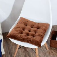 【Multi-Color Selection】Butt Cushion Stool Pad Home Dining Chair Seat Cushion Winter Thickened Plush Chair Pad Seat Cushion Offic