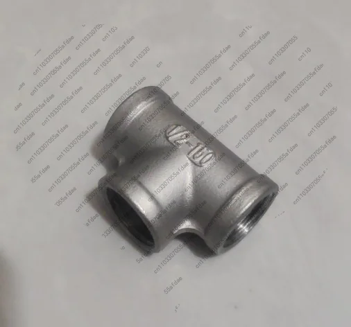 1pc stainless steel inner wire tee inner thread water pipe t-shaped straight connector 1 2 3 points