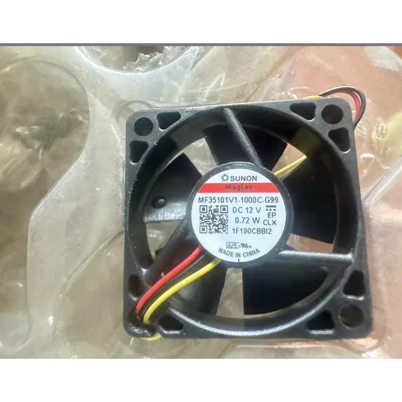 SUNON MF35101V1-1000C-G99 DC 12V 0.72W 35x35x10mm 3-Wire Server Cooling Fan