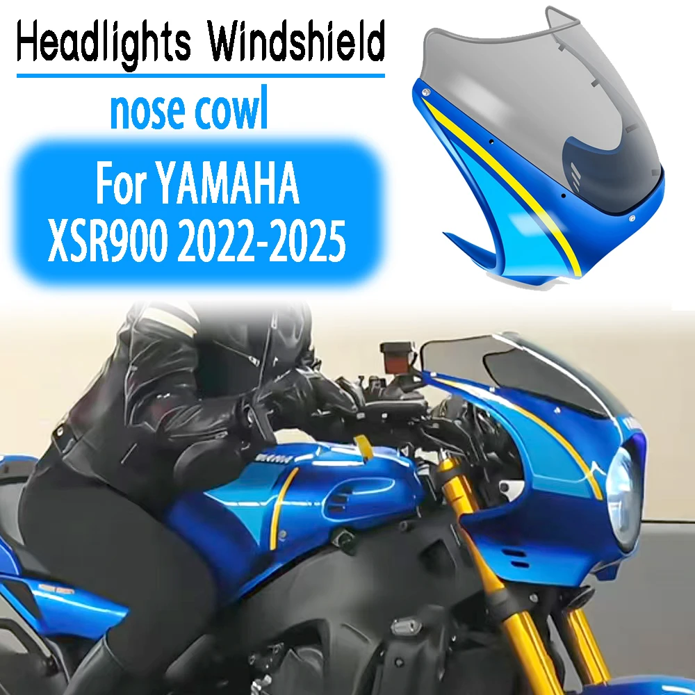 

For YAMAHA XSR900 2022-2025 Front windshield cover headlight fairing windshield motorcycle accessories XSR 900 2025 2024 2023
