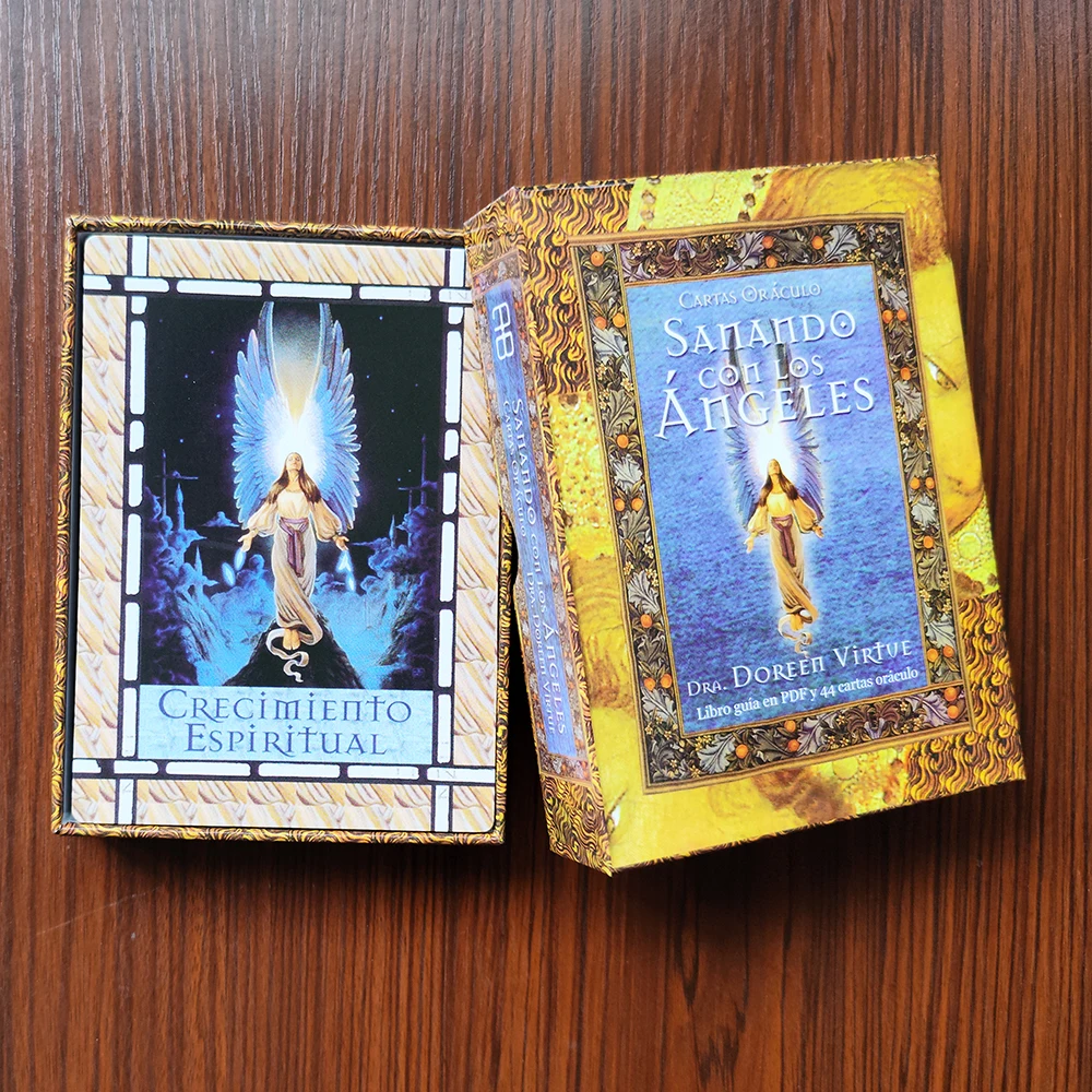 

Cartas Or kama було Sanando с подвесным выходом — Baraja de 44 Cartas con Palabras Clave, Tamaño 12 x 8,7 cm, Edición en Español