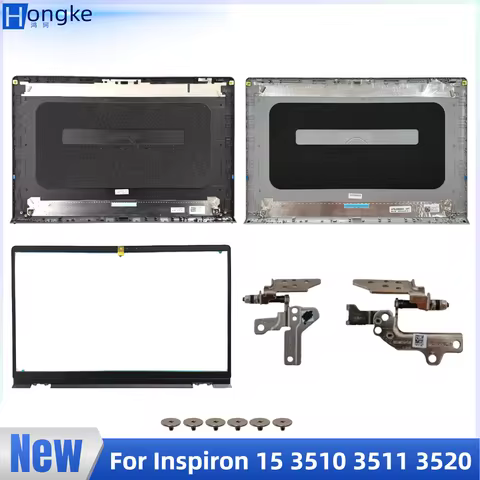 New For Hongke Inspiron 15 3510 3511 3515 3520 3530 00WPN8 0DDM9D Rear Lid Topcase LCD Back Cover/Front Bezel/Hinges