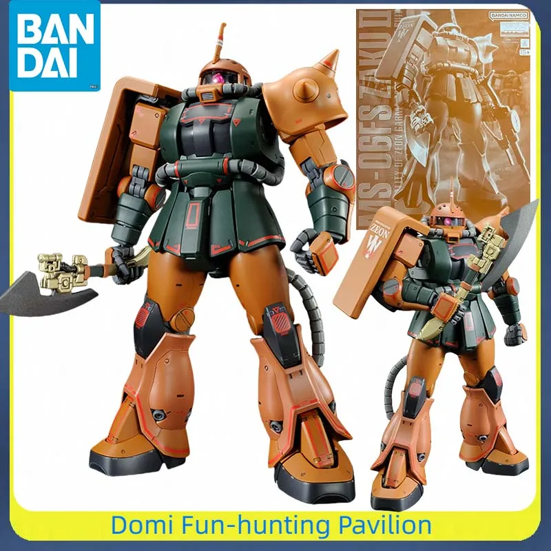 

Bandai Original MG 1/100 Anime Figure MS-06FS ZakuⅡ Commander Type Garma Zabi for A Special Purpose Assembly Model Movable Toys