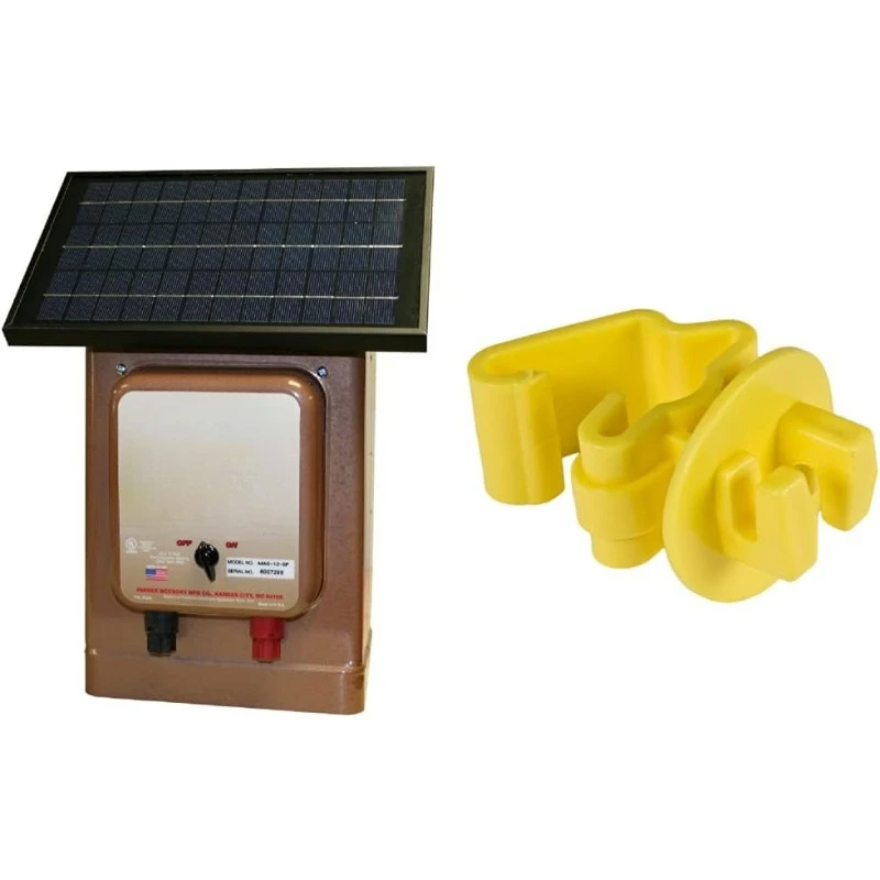 Magnum Solar-Pak 12 Low Impedance 12 Volt Battery Operated 30 Mile Range Electric Fence Charger MAG12-SP，home.