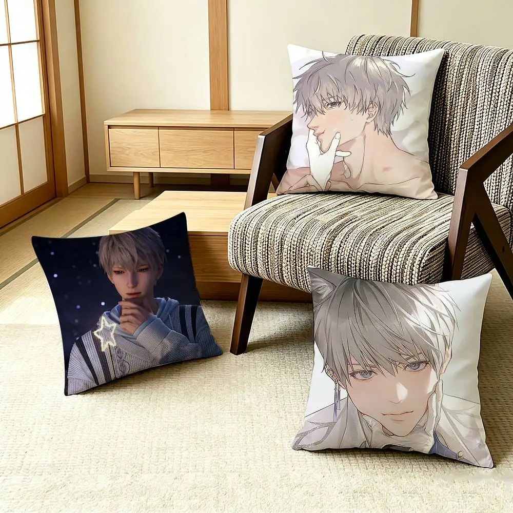 cool X-Xavier Love and Deepspace   Pillow Case Pattern Printed Pillowcase For Living Room Sofa Cushion Cover