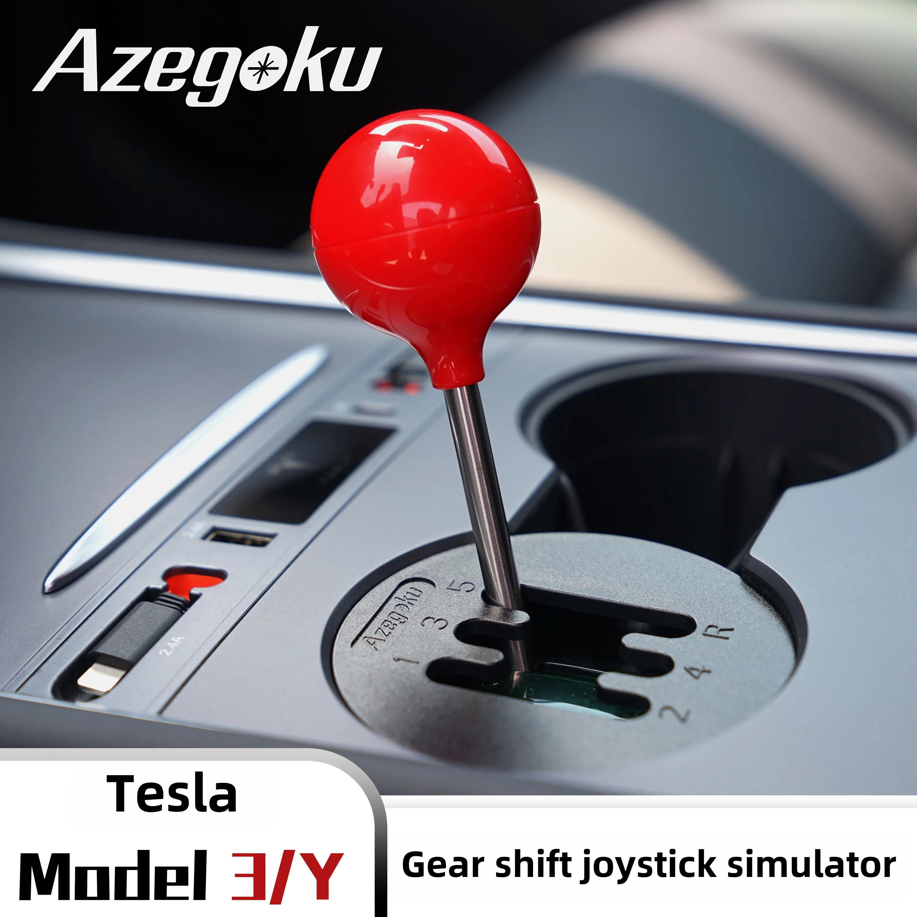 

Suitable for Tesla Model 3/Y shift lever decompression personalized accessory manual gear lever