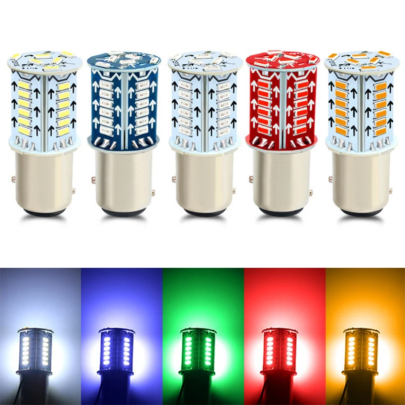 1 Pcs Motorbike Car Led Brake Blinker Light Bulb Car Tail Light Led Bulb 12v Parking Turn Signal Reversing Light Blinker