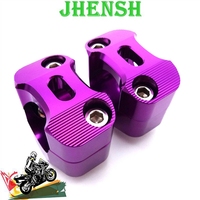 JHENSH Purple 28mm Aluminum Fat Handle Bar Risers For ATV Quad Pit Dirt Bike Motorcycle