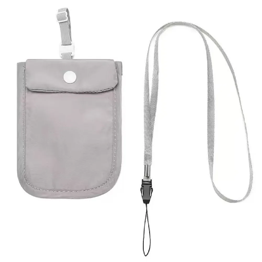 Solid Color Hidden Bra Wallet Safe Anti-theft Lingerie Coin Pouch Flap Clasp Ultra-thin Ladies Secret Pocket Valuables Storage