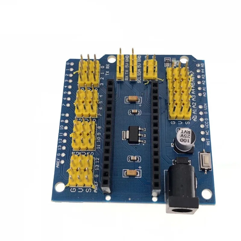 NANO UNO multi-purpose, expansion board, multi-purpose expansion module, blue board