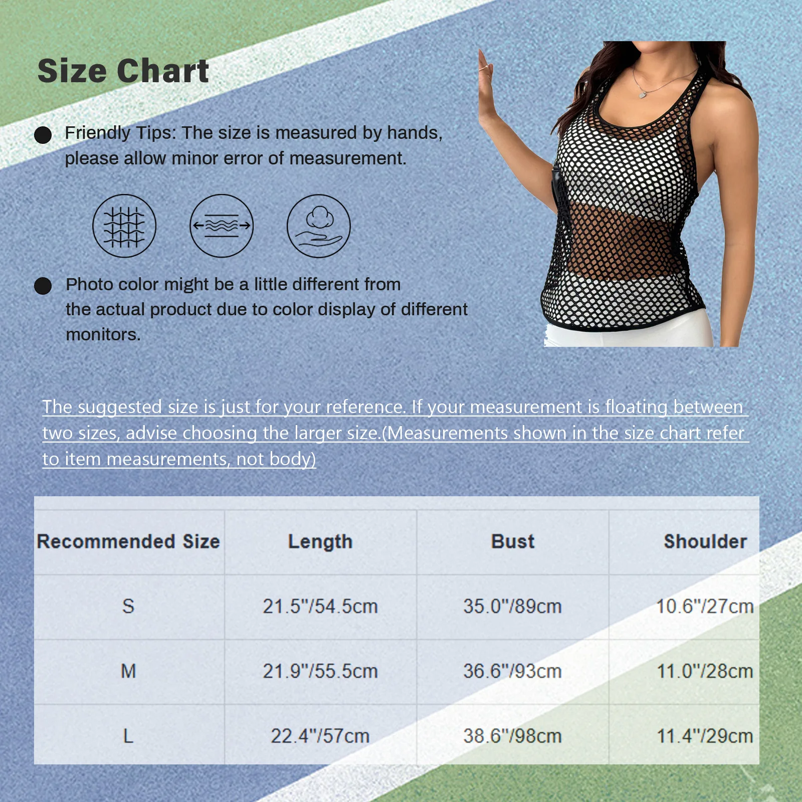 Top da yoga da donna Canotta da allenamento con retro scollato in rete scavata Canotta sportiva da allenamento senza maniche con scollo a U Gilet sportivo traspirante