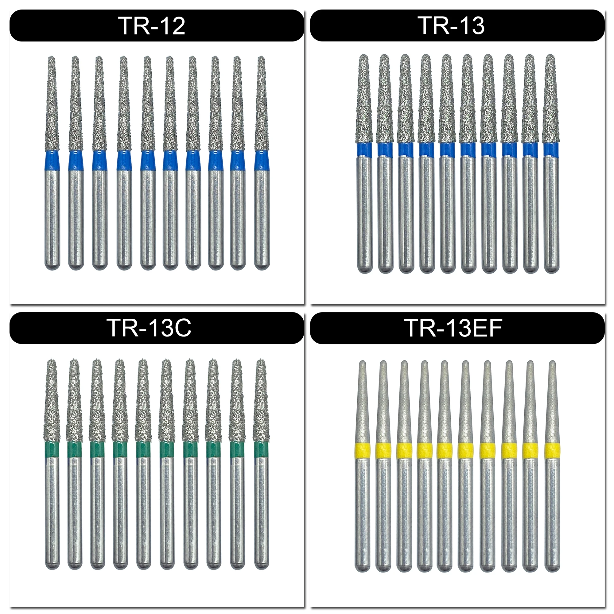 WELL CK Dental Diamond Bur FG Drills for High Speed Handpiece Polishing Whitening Tools Dental Burs for Teeth Whitening