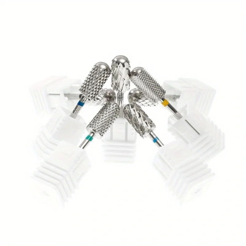 1PC Carbide Tungsten Nail Drill Bit Rotate Burr Milling Nail Cutter Bits Electric Drill Machine For Manicure Pedicure Tools